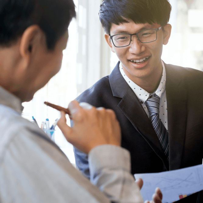 企業の外国人従業員説明会の通訳