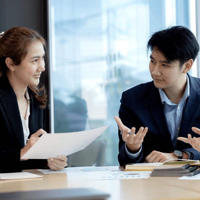 企業の現地法人とのやり取りや各種会議等の通訳